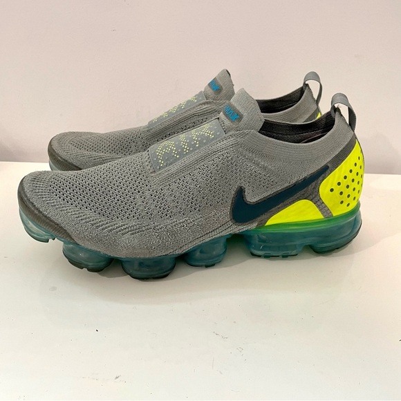 Nike Men's Air Vapormax Moc 2 Mica Green/Volt Laceless Size 12 - Picture 1 of 7